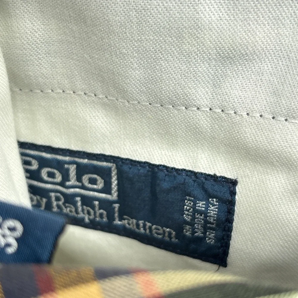 Polo Ralph Lauren Shorts Mens 36 Multicolor‎ Plaid Madras Casual 10